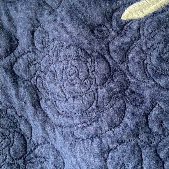 Urban Mood Navy Quilted Crew Sweatshirt - S - Picture 5 of 10